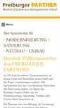 Mobile Screenshot of freiburger-partner-bauen.de